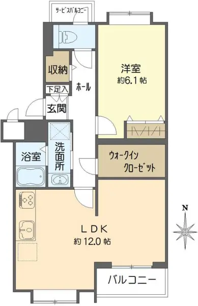深江橋コーポF棟