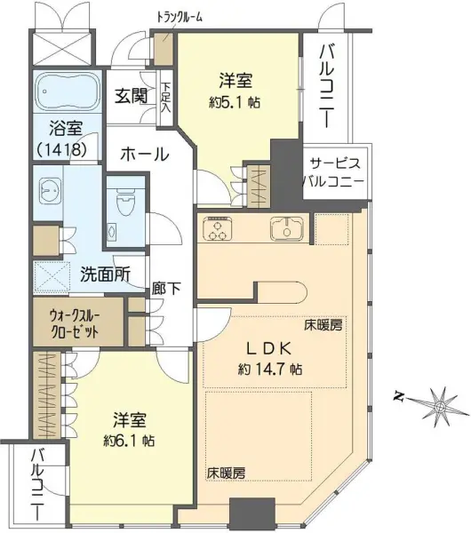 ディーグラフォート大阪N.Y.タワーHIGOBASHI