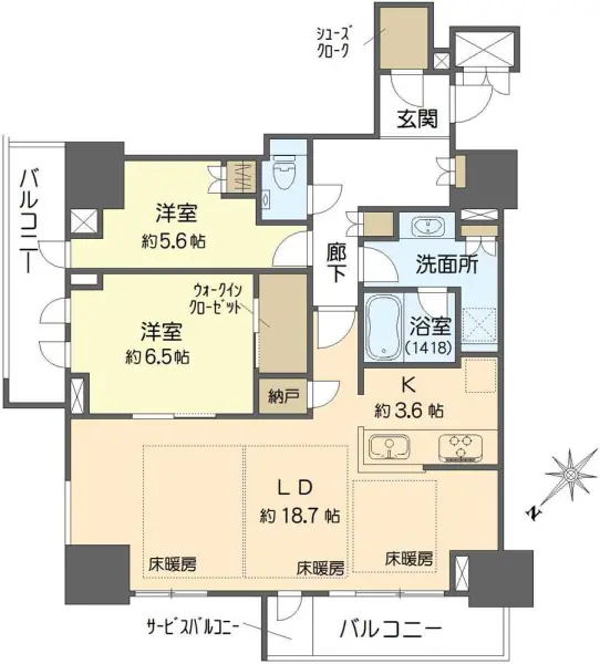 グランドメゾン上町台レジデンスタワー