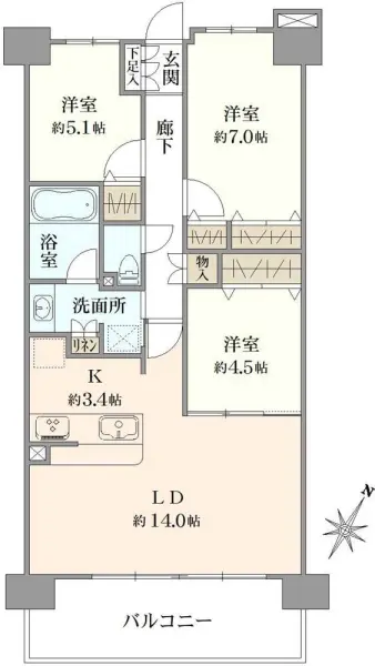 キャピタルガーデン東大島ソレア