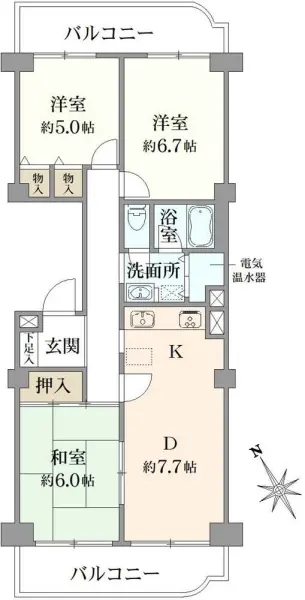 ニューライフマンション武蔵野台　B棟