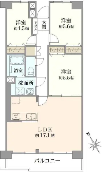 コープ野村府中武蔵野台3号棟
