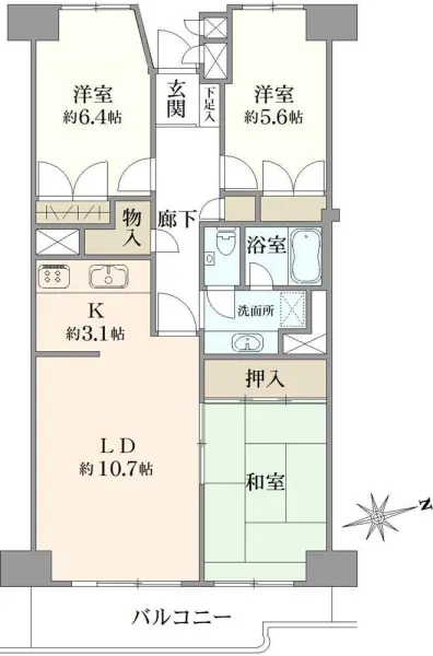 大船第三パークタウンG棟