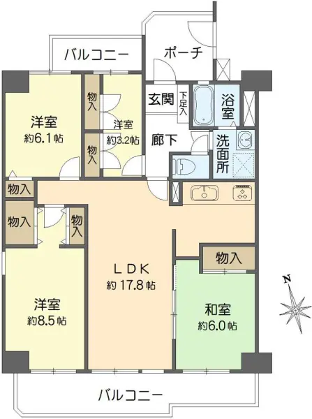 星和プラネタウン千里南第1期　B棟