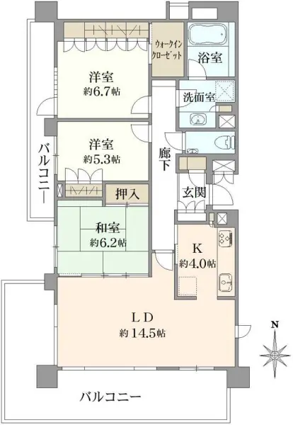 サンウッド市川真間グリーンヒルズB棟