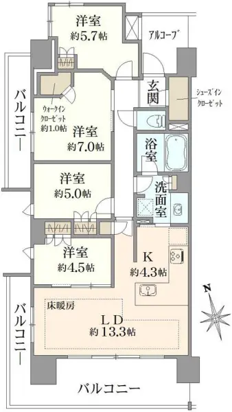 ザ・レジデンス津田沼奏の杜テラス