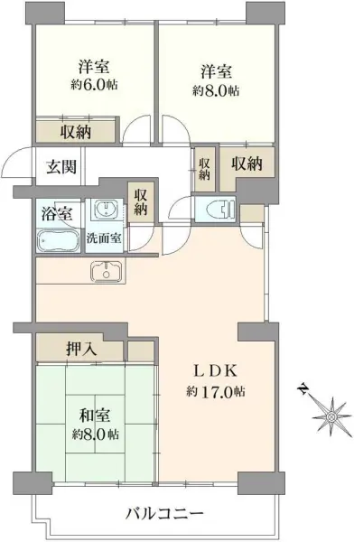 西船橋ハイム3号棟