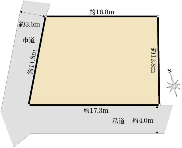 船橋市東船橋五丁目　土地