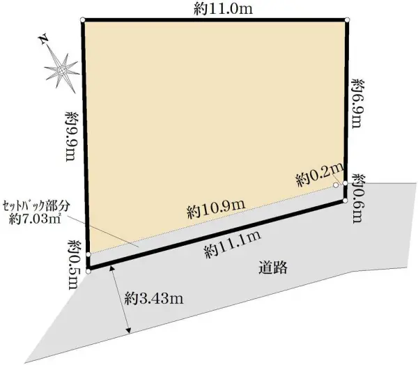 板橋区赤塚4丁目　土地