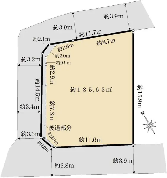 板橋区成増2丁目　土地
