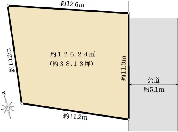 和光市新倉2丁目　土地