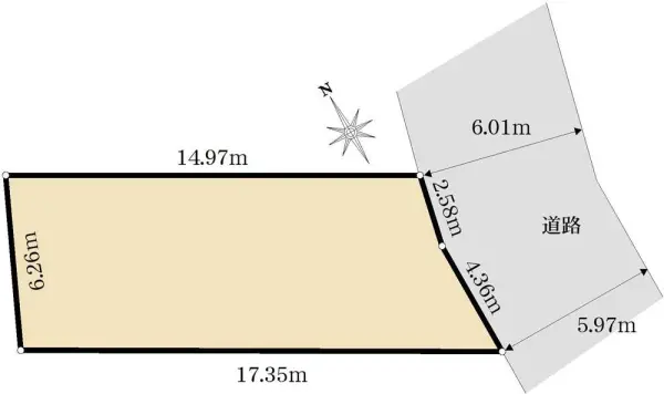 足立区東六月町　古家付き土地