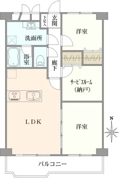 ボナハイツ中川A棟