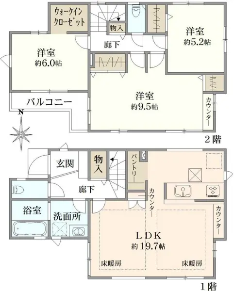 足立区古千谷本町1丁目　戸建