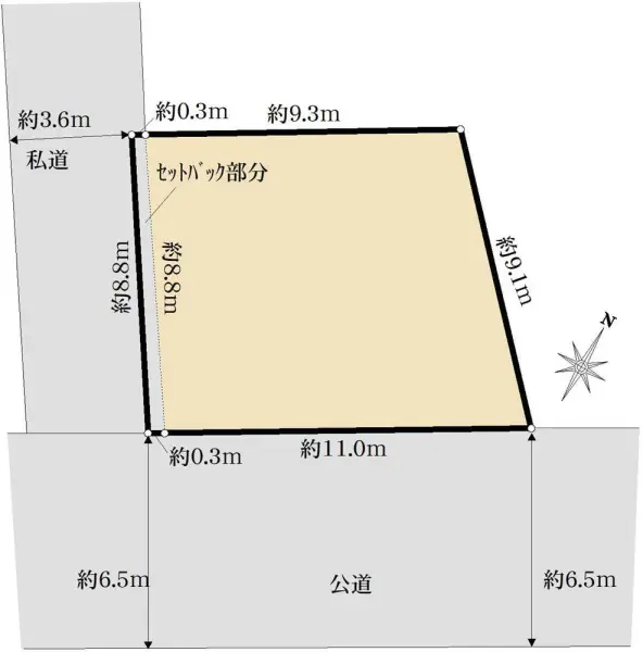 大田区下丸子1丁目土地