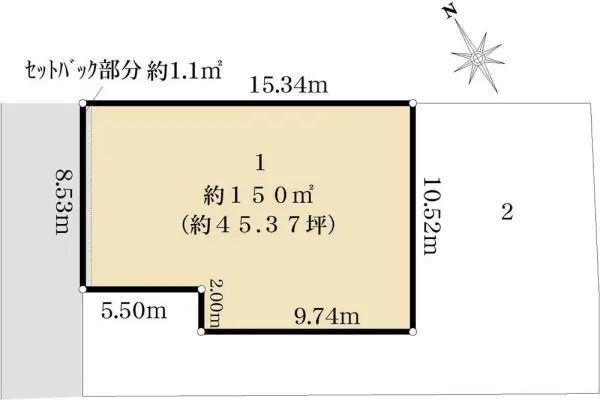武蔵野市吉祥寺本町三丁目　1号地