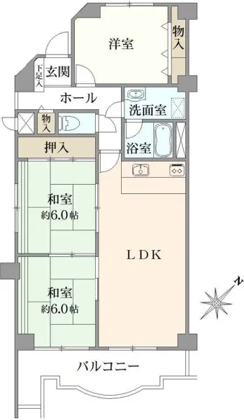 ハイロイヤル緑地公園パート2A棟