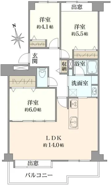 パーク・ハイム小竹向原