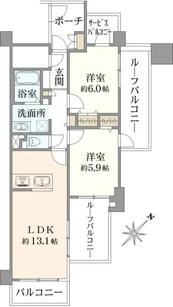 コスモ小竹向原ガーデンフォルム