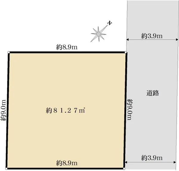 立川市砂川町6丁目　古家付売地