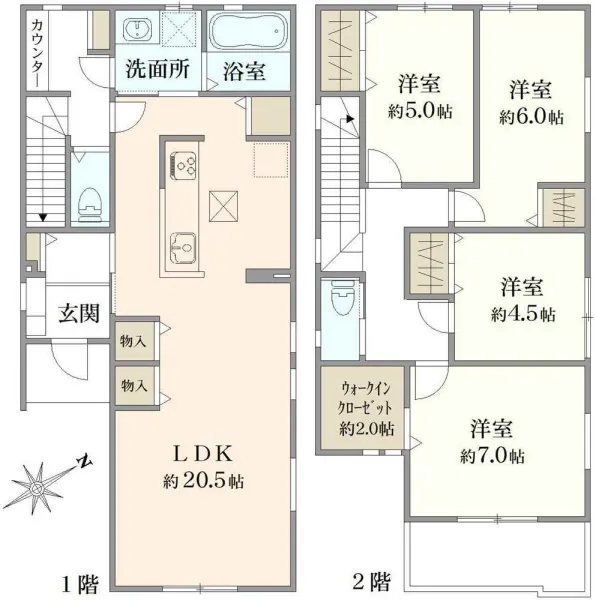 グランエクセラ生田4丁目　新築戸建　2号棟