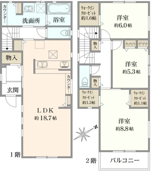 グランエクセラ生田4丁目　新築戸建　3号棟