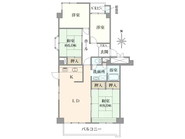 グリーンコープ南大沢5号棟