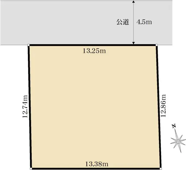 旭区中沢3丁目　土地