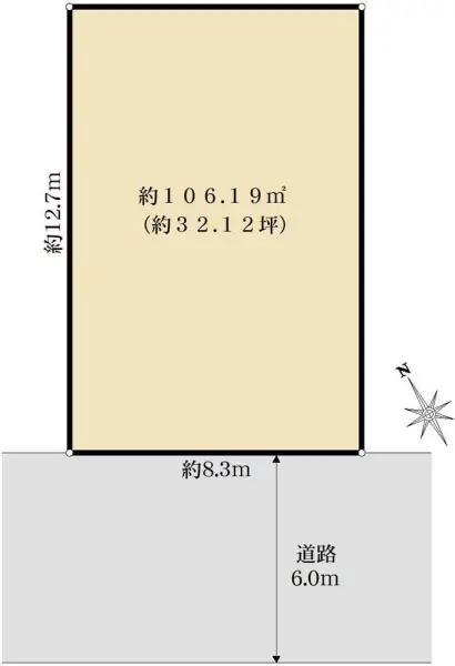 大阪市港区磯路三丁目　古家付土地
