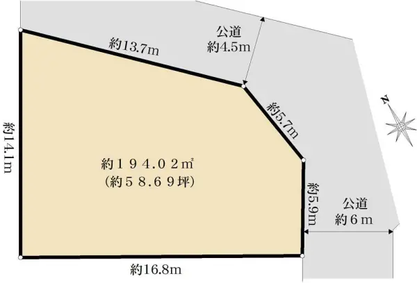 千葉市花見川区宮野木台四丁目　売地