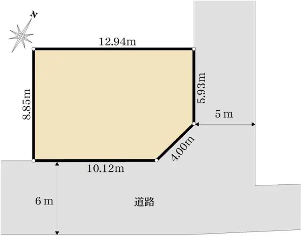 東村山市野口町1丁目　土地