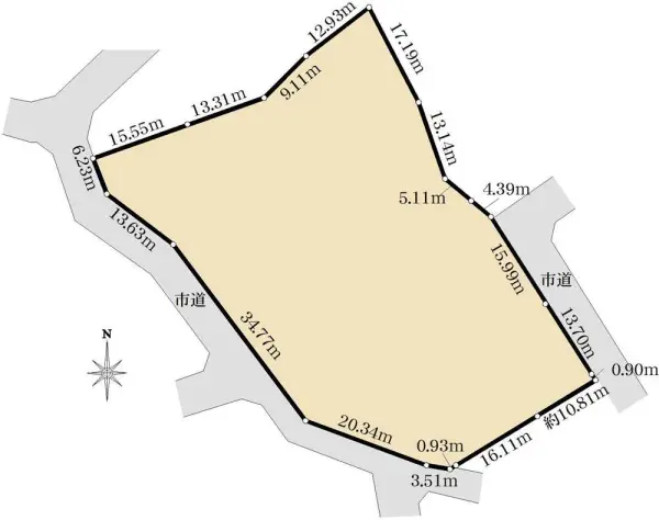 所沢市大字上山口　土地