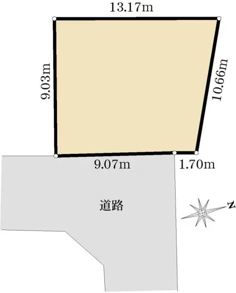 東大和市狭山2丁目　土地