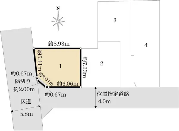 板橋区小茂根2丁目土地　1区画